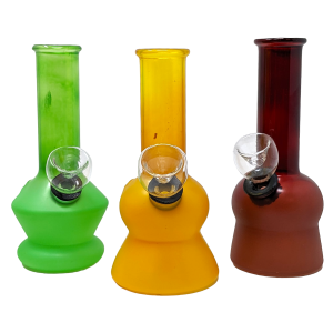 5" Frosted Color Body GOR Water Pipe - [RJA66]